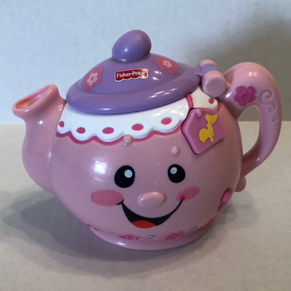 Fisher Price Laugh and Learn Talking Musical Pink Tea Pot Working